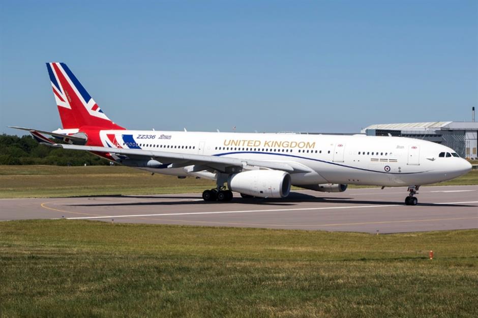 UK Prime Minister Rishi Sunak: Royal Air Force Airbus A330
